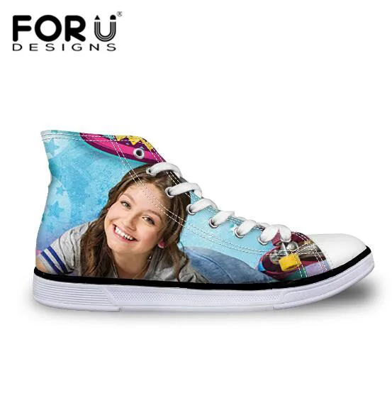 FORUDESIGNS Soy Luna High Top Women Fashion Canvas Shoes Flats Casual Breathable Lady Student Walking Vulcanized Shoes
FORUDESIGNS Soy Luna High Top Women Fashion Canvas Shoes Flats Casual Breathable Lady Student Walking Vulcanized Shoes