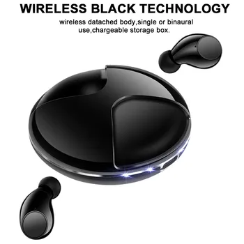 Mini Bluetooth Earphones TWS Stereo Wireless Sports Earbuds Noise Cancelling LED UFO Design Headsets with Charging Box
Mini Bluetooth Earphones TWS Stereo Wireless Sports Earbuds Noise Cancelling LED UFO Design Headsets with Charging Box