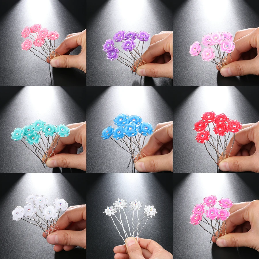 Wholesale Wedding Hairpins Clips For Women Girl Luxury Bridal Headpiece Hair Styling Crystal Resin Flower Barrette Accessories
Wholesale Wedding Hairpins Clips For Women Girl Luxury Bridal Headpiece Hair Styling Crystal Resin Flower Barrette Accessories