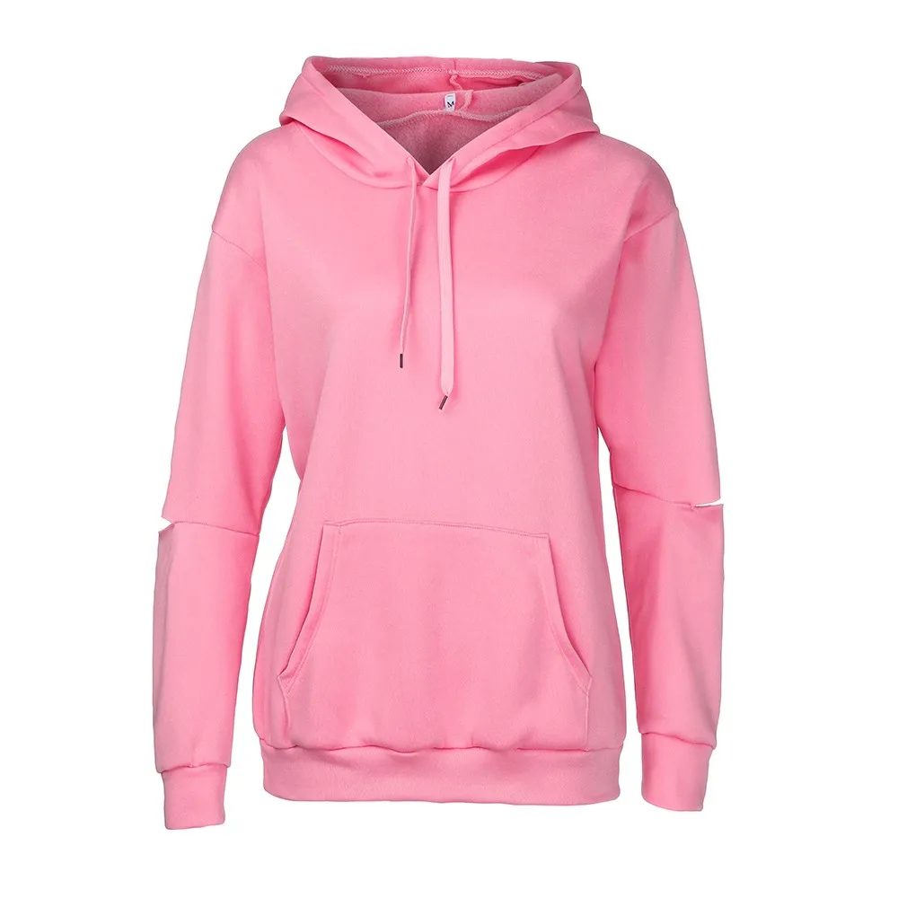 Sweatshirt Plus Size Women Long Sleeve Cut Out Solid Hooded Hole Pullover Tops casual sweatshirt camisa de entrenamiento #4
Sweatshirt Plus Size Women Long Sleeve Cut Out Solid Hooded Hole Pullover Tops casual sweatshirt camisa de entrenamiento #4