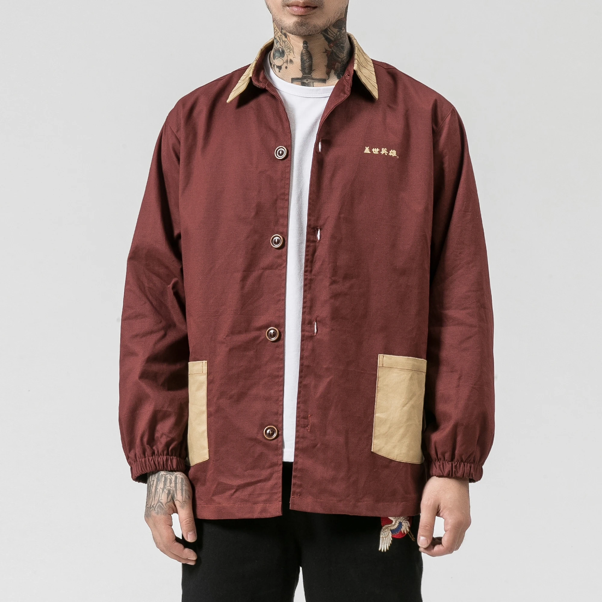 Men Chinese Style Printing Fashion Casual Hiphop Jacket Male Black Red Green Coat Streetwear Outerwear
Men Chinese Style Printing Fashion Casual Hiphop Jacket Male Black Red Green Coat Streetwear Outerwear