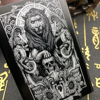 

Personalized Eagle Totem Aluminium Alloy Portable Cigarette Case Laser Carved Wolf Will Not Fade Cigarette Boxes Smoking Holders