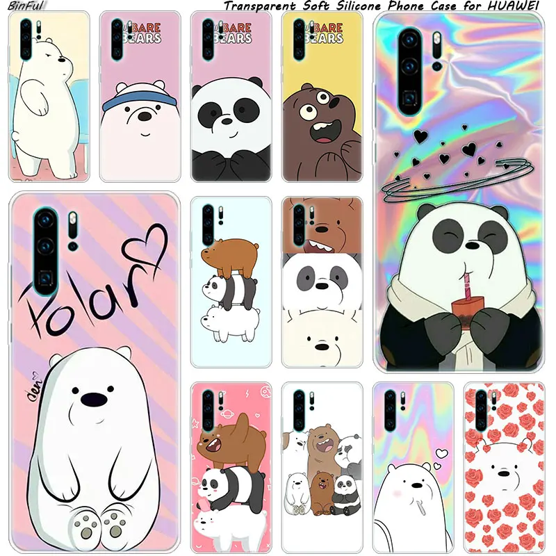 Hot Cute Cartoon we are bears Soft Silicone Phone Case for Huawei P30 P20 Pro P10 P9 P8 Lite 2017 P Smart Z Plus 2019 NOVA 3 3i
Hot Cute Cartoon we are bears Soft Silicone Phone Case for Huawei P30 P20 Pro P10 P9 P8 Lite 2017 P Smart Z Plus 2019 NOVA 3 3i