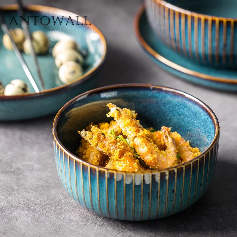 ANTOWALL Nordic style household restaurant kiln glazed ceramic tableware bright starry bowl rice salad bowl soup bowl dinnerware
ANTOWALL Nordic style household restaurant kiln glazed ceramic tableware bright starry bowl rice salad bowl soup bowl dinnerware
