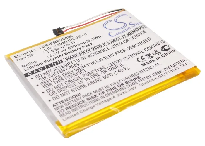 Cameron Sino Ebook, eReader Battery For SONY PRS-350 PRS-350SC PRS-650 PRS-650BC PRS-650RC (P/N 1-853-016-11 LIS1459MHPC9SY6)
Cameron Sino Ebook, eReader Battery For SONY PRS-350 PRS-350SC PRS-650 PRS-650BC PRS-650RC (P/N 1-853-016-11 LIS1459MHPC9SY6)