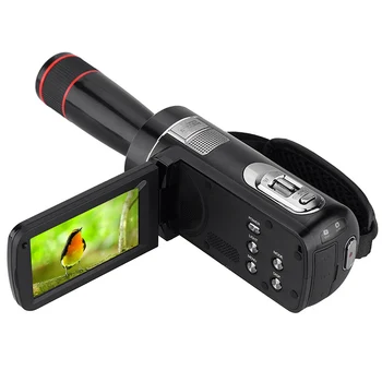 

Ordro 16X 24MP HD Digital Camera Reflex Mini Camcorders w/ 3.0 inch LCD Rotation Touch Screen Cameras Video Recorder