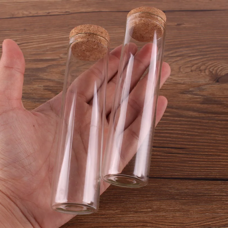 24pcs 60ml size 30*120mm Test Tube with Cork Stopper Spice Bottles Container Jars Vials DIY Craft
24pcs 60ml size 30*120mm Test Tube with Cork Stopper Spice Bottles Container Jars Vials DIY Craft