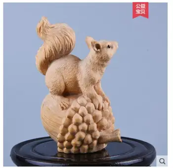 Small yellow poplar wood carving squirrel furnishings home solid wood carving animal crafts office decoration fortune zodiac rat
Small yellow poplar wood carving squirrel furnishings home solid wood carving animal crafts office decoration fortune zodiac rat