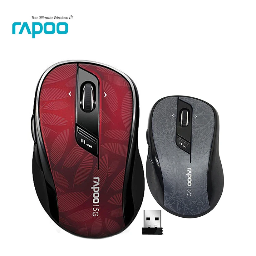 Rapoo Wireless Mouse 6 Custom Buttons 4D Scroll Wheel 2.4g USB Optical Computer Mouse for PC Laptops Desktops Game Mice #7100P#
Rapoo Wireless Mouse 6 Custom Buttons 4D Scroll Wheel 2.4g USB Optical Computer Mouse for PC Laptops Desktops Game Mice #7100P#
