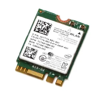 Wireless Adapter Card for Dell Intel Dual Band Wireless /Bluetooth 4.0 NGFF Card 7260 P/N NGW KTTYN 0KTTYN
Wireless Adapter Card for Dell Intel Dual Band Wireless /Bluetooth 4.0 NGFF Card 7260 P/N NGW KTTYN 0KTTYN