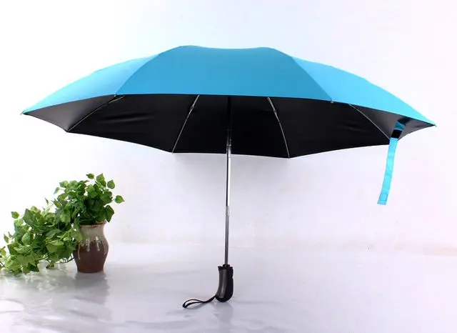 Black Coating Automatic Umbrella Reverse Fashion Color 3 Folding Sunny Inverted Umbrella Rain Women Men for Car 057
Black Coating Automatic Umbrella Reverse Fashion Color 3 Folding Sunny Inverted Umbrella Rain Women Men for Car 057