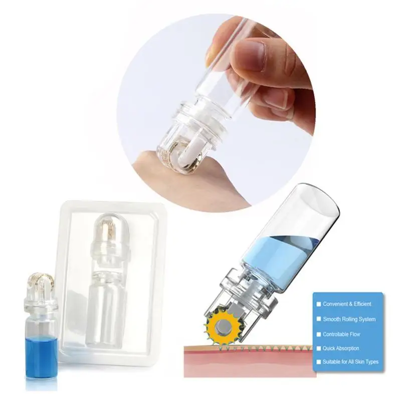 Anti-aging Derma Roller Dermaroller Automatic Titanium Micro Needle Roller Remove Freckle Acne Scars Water-soluble Microneedles
Anti-aging Derma Roller Dermaroller Automatic Titanium Micro Needle Roller Remove Freckle Acne Scars Water-soluble Microneedles