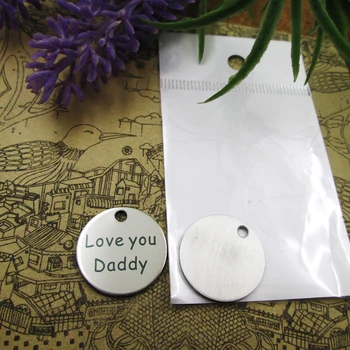 20pcs--"Love you Daddy"stainless steel charms 5 styles for choosing DIY Charms for necklace bracelets
20pcs--"Love you Daddy"stainless steel charms 5 styles for choosing DIY Charms for necklace bracelets