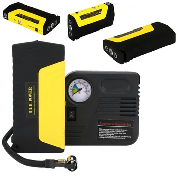 Car booster jump starter with pump car power bank Pack Mobile phone laptop External Battery charger
Car booster jump starter with pump car power bank Pack Mobile phone laptop External Battery charger