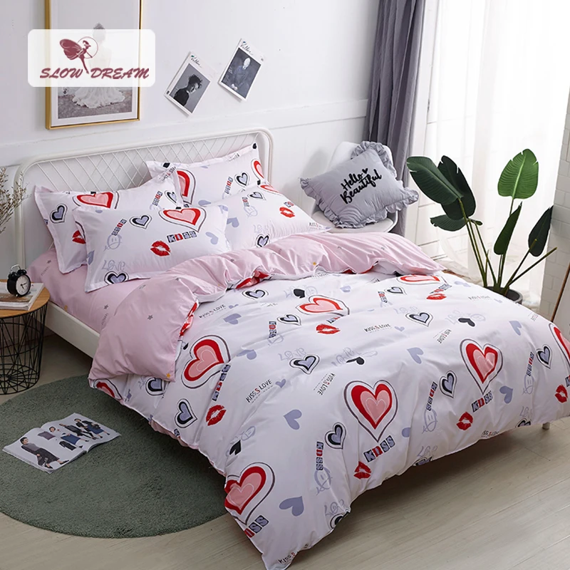 SlowDream Bedding Set Nordic Single Double Bed Sheet Underwear Comforter Duvet Cover Bedspread Adult Queen King Bed Linen Set
SlowDream Bedding Set Nordic Single Double Bed Sheet Underwear Comforter Duvet Cover Bedspread Adult Queen King Bed Linen Set