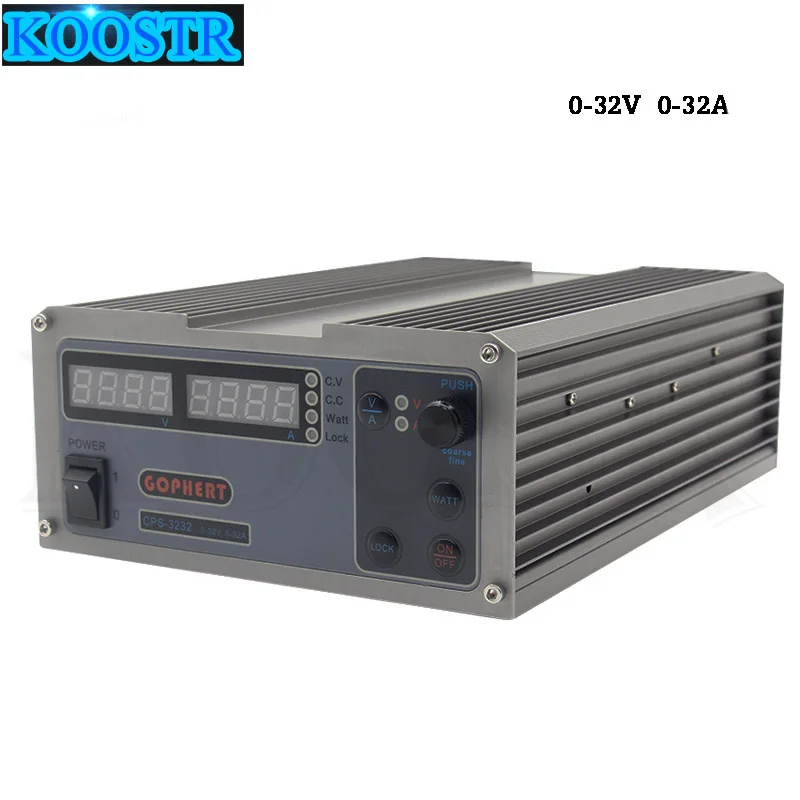 CPS-3232 High efficiency Compact Adjustable Digital DC Power Supply 32V 32A OVP/OCP/OTP Laboratory Power Supply EU AU Plug
CPS-3232 High efficiency Compact Adjustable Digital DC Power Supply 32V 32A OVP/OCP/OTP Laboratory Power Supply EU AU Plug