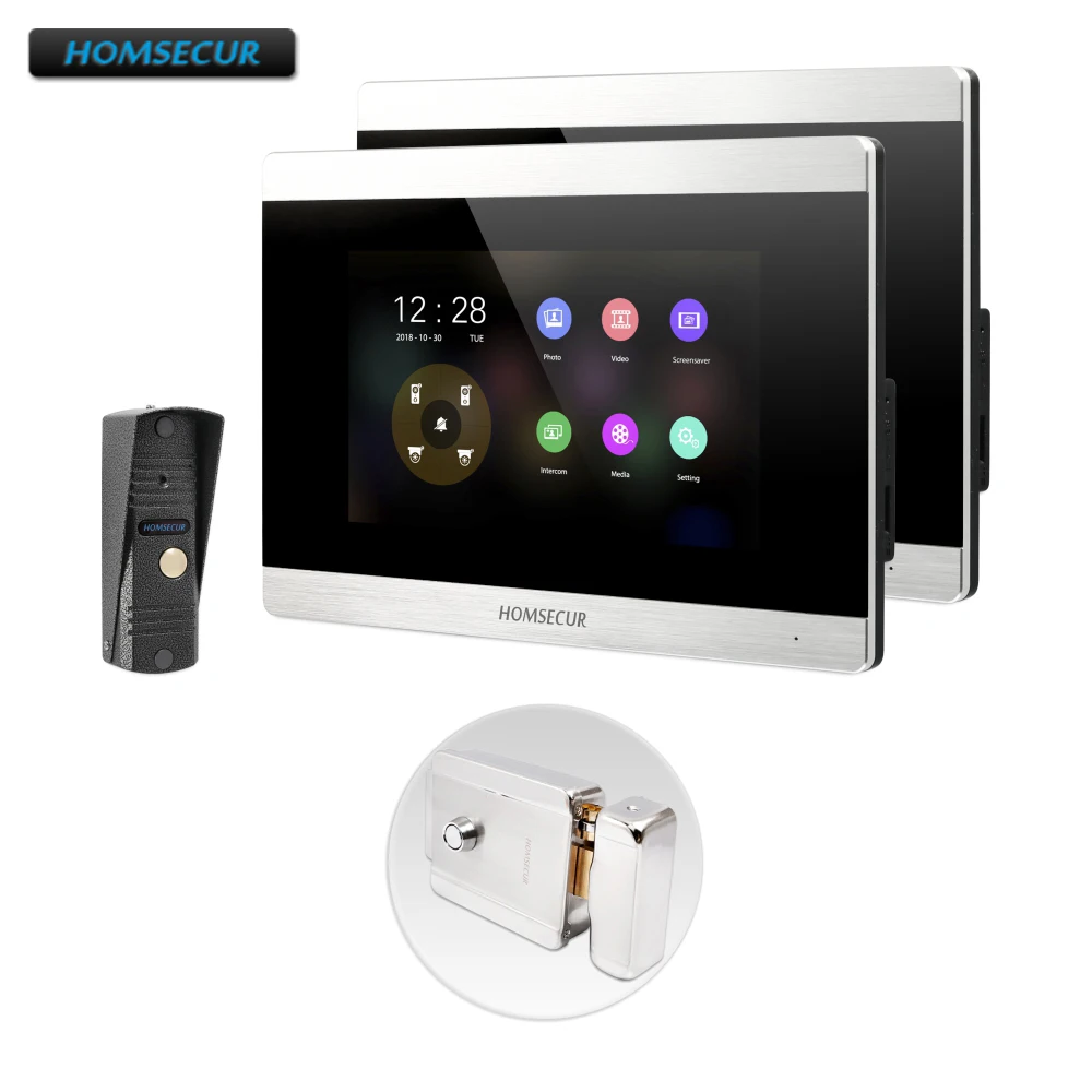 HOMSECUR 4 Wire Video Door Phone Intercom System with Dual-way Intercom BC011HD-S+BM715HD-S
HOMSECUR 4 Wire Video Door Phone Intercom System with Dual-way Intercom BC011HD-S+BM715HD-S