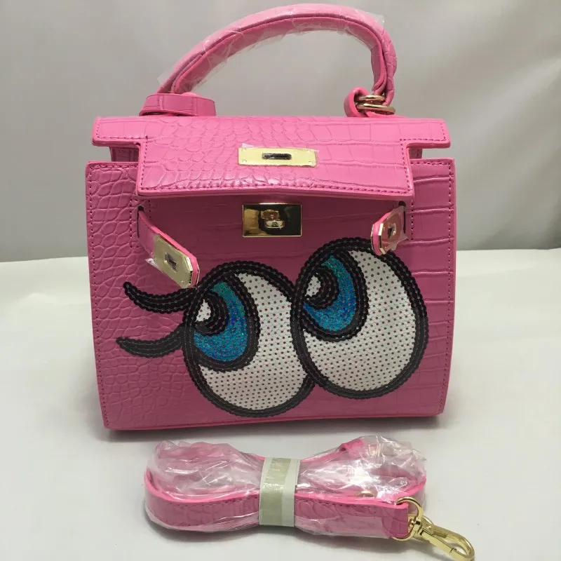 Bolsos Mujer Hard Sale 2018 High-quality Female Handbag New Designer Heart-shaped Eye Sequined With Pu Leather Diagonal Package
Bolsos Mujer Hard Sale 2018 High-quality Female Handbag New Designer Heart-shaped Eye Sequined With Pu Leather Diagonal Package