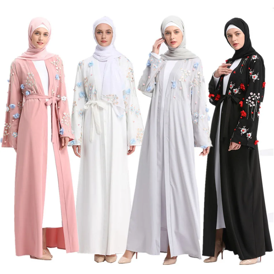 Arabic Abaya Dubai Kaftan Arab Islam Women Long Floral Muslim Kimono Cardigan Hijab Dress Turkish Mubarak Islamic Clothing
Arabic Abaya Dubai Kaftan Arab Islam Women Long Floral Muslim Kimono Cardigan Hijab Dress Turkish Mubarak Islamic Clothing