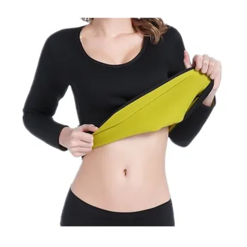 Women's New Neoprene Slimming Long sleeve Sweat Shirt Blouse Long Sleeve Waist Fitness Weight Loss Body Shaper Top Plus Size
Women's New Neoprene Slimming Long sleeve Sweat Shirt Blouse Long Sleeve Waist Fitness Weight Loss Body Shaper Top Plus Size