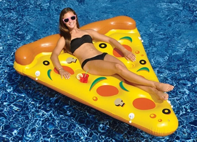 Summer Holider Water Play Equipment Giant Inflatable Pizza 1.8m 6P FREE PVC Ride-On Pool Floating Toy Pizza Swimming Air Raft
Summer Holider Water Play Equipment Giant Inflatable Pizza 1.8m 6P FREE PVC Ride-On Pool Floating Toy Pizza Swimming Air Raft