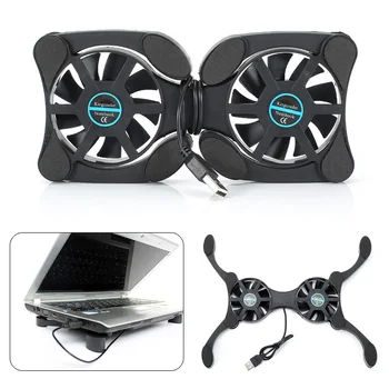 Mini Foldable USB Cooling Fan Octopus Notebook Cooler Cooling Pad Stand Double Fans For 7-15 inch Notebook Laptop
Mini Foldable USB Cooling Fan Octopus Notebook Cooler Cooling Pad Stand Double Fans For 7-15 inch Notebook Laptop