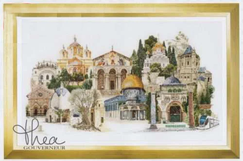 Gold Collection Counted Cross Stitch Kit Jerusalem Israel Famous City Series tg 533
Gold Collection Counted Cross Stitch Kit Jerusalem Israel Famous City Series tg 533