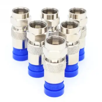 10pcs RG6 Compression Connectors Waterproof Connection F Compression Connector Coax Cable Coaxial Compression Tool Mayitr
10pcs RG6 Compression Connectors Waterproof Connection F Compression Connector Coax Cable Coaxial Compression Tool Mayitr