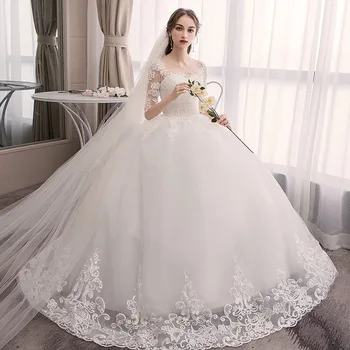 Vestido De Novia 2019 Princess Wedding Dresses Ball Gown Scoop Half Sleeves Lace Tulle Bride Dress Bridal Gown Wedding Gown
Vestido De Novia 2019 Princess Wedding Dresses Ball Gown Scoop Half Sleeves Lace Tulle Bride Dress Bridal Gown Wedding Gown