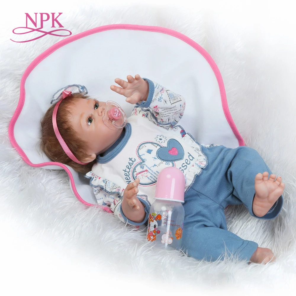 NPK most popular new design 22inch 50cm full vinyl girl doll rooted mohair real soft touch gift for children Birthday
NPK most popular new design 22inch 50cm full vinyl girl doll rooted mohair real soft touch gift for children Birthday