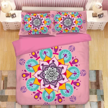 3D Mandala Bedding Set pink blue Duvet Cover With Pillowcases Flower king Bedclothes Bohemian 3-Piece Bedspreads Home textile
3D Mandala Bedding Set pink blue Duvet Cover With Pillowcases Flower king Bedclothes Bohemian 3-Piece Bedspreads Home textile