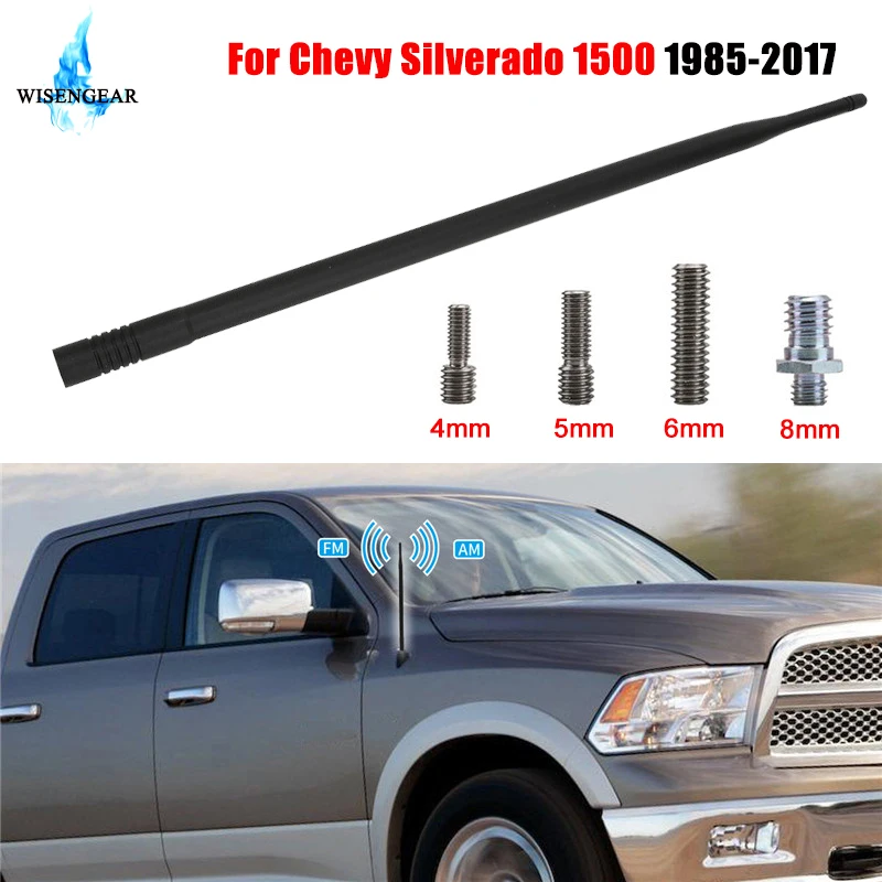 13" FM Antenna Car Radio Antenna Amplifier For Chevrolet Chevy Silverado 1500 1985 - 2017 Roof Aerial Antenna Mast WISENGEAR //
13" FM Antenna Car Radio Antenna Amplifier For Chevrolet Chevy Silverado 1500 1985 - 2017 Roof Aerial Antenna Mast WISENGEAR //