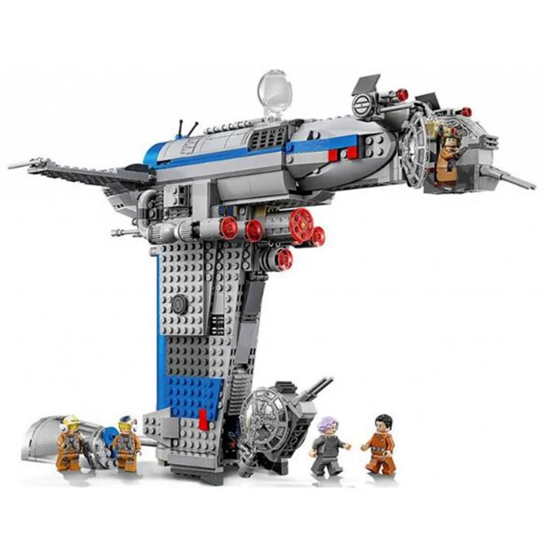 873Pcs Star Series Wars Resistance Bomber Set Compatible Starwar Building Blocks Brick Toys For Boys Gift
873Pcs Star Series Wars Resistance Bomber Set Compatible Starwar Building Blocks Brick Toys For Boys Gift