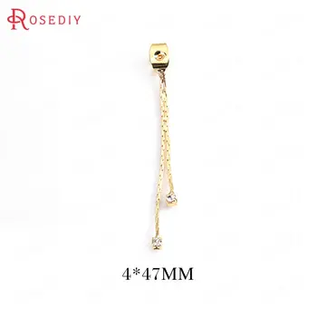 (34502)10PCS 4*47MM 24K Gold Color Brass with Rhinestone Earrings Stopper Earrings Back High Quality Diy Jewelry Accessories
(34502)10PCS 4*47MM 24K Gold Color Brass with Rhinestone Earrings Stopper Earrings Back High Quality Diy Jewelry Accessories