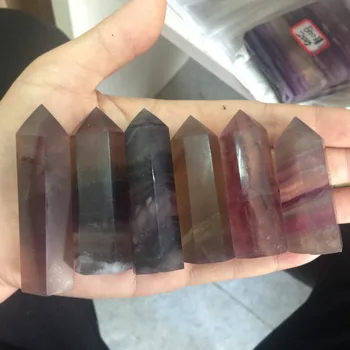 6pcs Natural Stones and Minerals Fengshui crystal wand Fluorite Single point healing wands use for wedding decoration
6pcs Natural Stones and Minerals Fengshui crystal wand Fluorite Single point healing wands use for wedding decoration