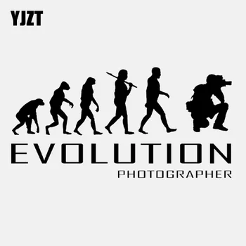 YJZT 16.1CM*8.1CMEvolution Of Photographer Art Photos Camera Vinyl Black/Silver Car Sticker C22-0818 
YJZT 16.1CM*8.1CMEvolution Of Photographer Art Photos Camera Vinyl Black/Silver Car Sticker C22-0818