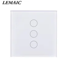 LEMAIC 3 Gang WiFi Smart Switch Alexa Switch Share APP Control Work with Amazon Wall Smart Scene Smart Switch for EU Plug 
LEMAIC 3 Gang WiFi Smart Switch Alexa Switch Share APP Control Work with Amazon Wall Smart Scene Smart Switch for EU Plug