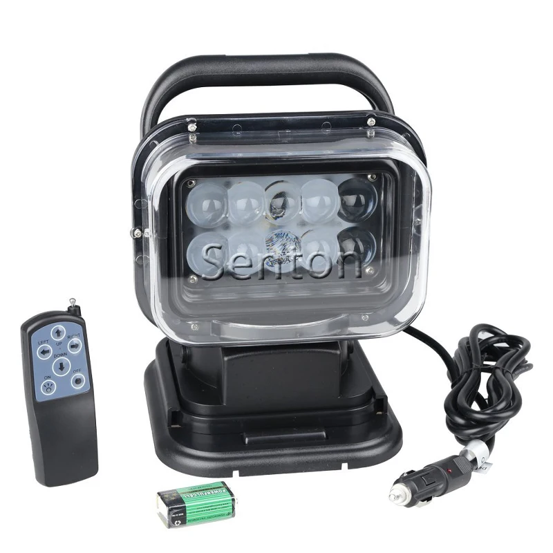 360 Degree Rotating With Cigarette Lighter 50W Remote Control Led Work Light, Led Search Light With Magnet For Auto
360 Degree Rotating With Cigarette Lighter 50W Remote Control Led Work Light, Led Search Light With Magnet For Auto