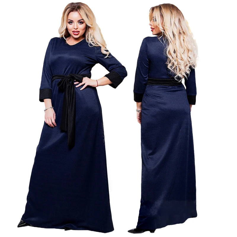 4XL 5XL 6XL Big Size Fashion Women Long Dress With Belt Spring Casual Women Clothing Plus Size Sashes Elegant
4XL 5XL 6XL Big Size Fashion Women Long Dress With Belt Spring Casual Women Clothing Plus Size Sashes Elegant