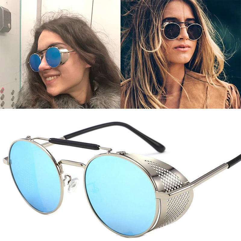 ZFYCOL Steampunk Sunglasses Brand Design Round Glasses Steam Punk Metal Fashion Sunglasses Men Women UV400 Gafas de Sol
ZFYCOL Steampunk Sunglasses Brand Design Round Glasses Steam Punk Metal Fashion Sunglasses Men Women UV400 Gafas de Sol