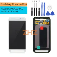 Ensemble écran tactile LCD de remplacement, pour Samsung Galaxy S6 active G890 G890A=