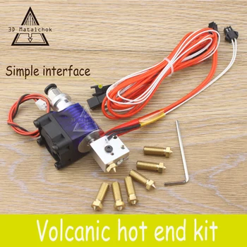 3D Printer accessories parts 12V/24V J-head Hotend Volcano Simple Extruder kit for 1.75mm/3.0mm Filament+7pcs 0.2mm-1.2mm Nozzle
3D Printer accessories parts 12V/24V J-head Hotend Volcano Simple Extruder kit for 1.75mm/3.0mm Filament+7pcs 0.2mm-1.2mm Nozzle