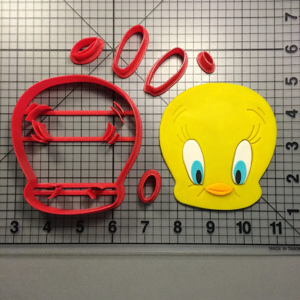 Tweety Birds Sharp Cookie Cutter Set Custom Made 3D Printed Fondant Cupcake Top Cutter Cookie Molds Tools cortador de fondant
Tweety Birds Sharp Cookie Cutter Set Custom Made 3D Printed Fondant Cupcake Top Cutter Cookie Molds Tools cortador de fondant