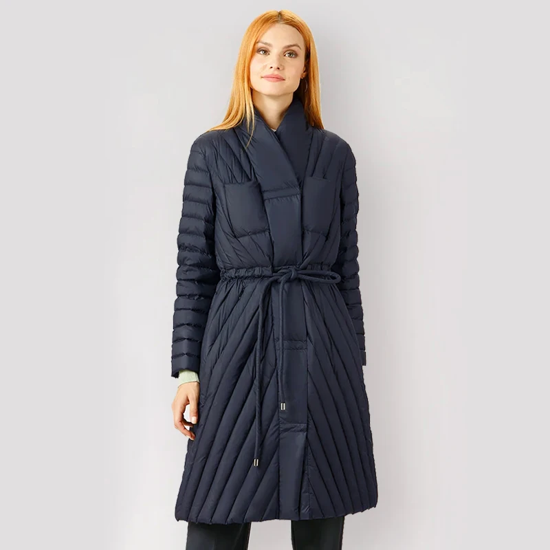 2019 High Quality Spring Autum Women's Coat Wool splice Windproof Thin Women Parka Long Plus Size V-neck Cotton Jackets New
2019 High Quality Spring Autum Women's Coat Wool splice Windproof Thin Women Parka Long Plus Size V-neck Cotton Jackets New