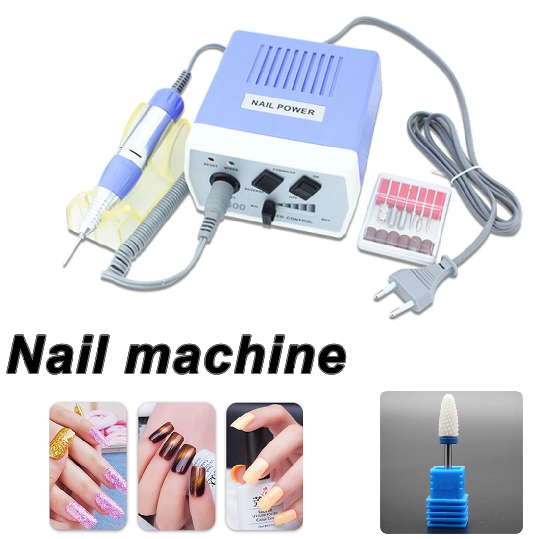 Nail drill polishing machine electric nail polisher manicure file set professional electric nail drill 35W manicure drill
Nail drill polishing machine electric nail polisher manicure file set professional electric nail drill 35W manicure drill
