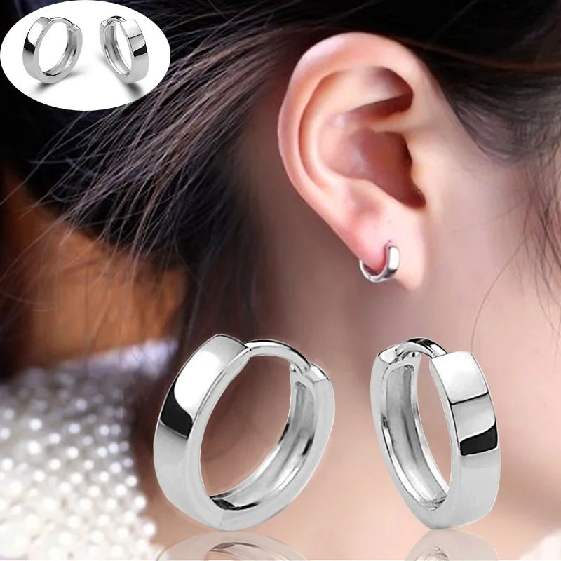 Round cut Plata color earrings for Women Polished Circle Stud Earring Trendy Jewelry brincos boucle d oreille pendientes hombre
Round cut Plata color earrings for Women Polished Circle Stud Earring Trendy Jewelry brincos boucle d oreille pendientes hombre