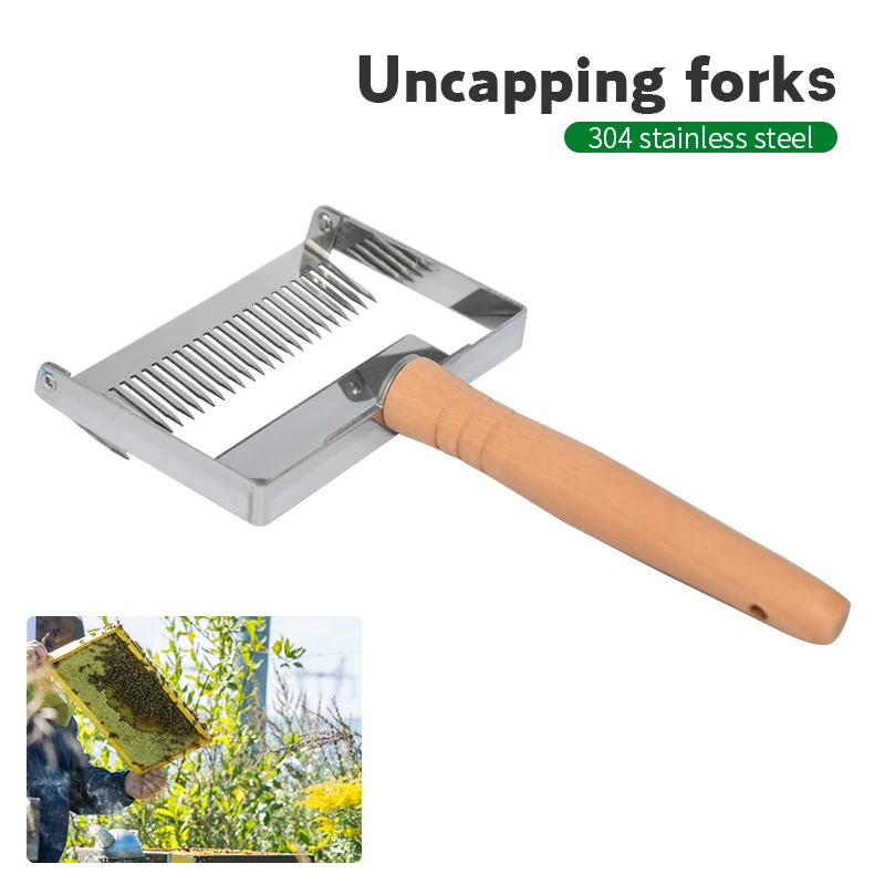 New arrival Honey Uncapping Fork Comb Wooden Handle Scraper Honeycomb Tool Needle Sparse Bee Hive Shovel Beekeeping Equipment
New arrival Honey Uncapping Fork Comb Wooden Handle Scraper Honeycomb Tool Needle Sparse Bee Hive Shovel Beekeeping Equipment