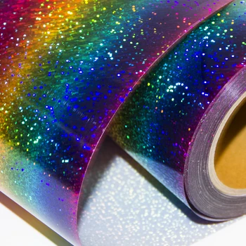 20"x12" (50cm x 30cm) Holographic Stripe Multi Heat Transfer Vinyl Iron-on HTV Press Paper Sheet for Garment T-shirt Newest
20"x12" (50cm x 30cm) Holographic Stripe Multi Heat Transfer Vinyl Iron-on HTV Press Paper Sheet for Garment T-shirt Newest