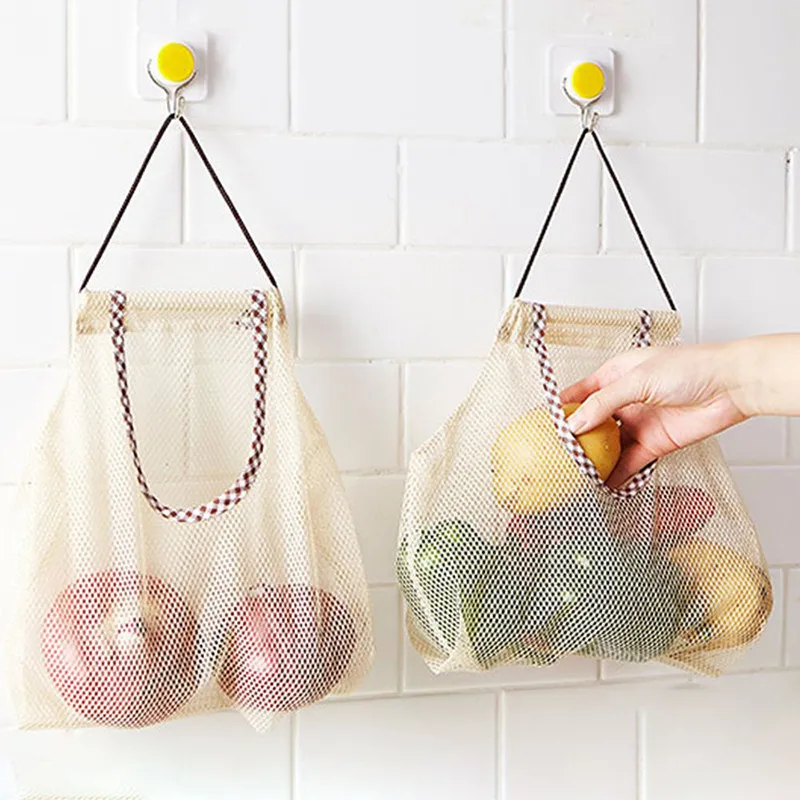 Ecological Reusable Bags Vegetable Bags Mesh Wicker Bag For Garlic Onion Fruit Hanging Storage Bag Organizer Kitchen Accessories
Ecological Reusable Bags Vegetable Bags Mesh Wicker Bag For Garlic Onion Fruit Hanging Storage Bag Organizer Kitchen Accessories