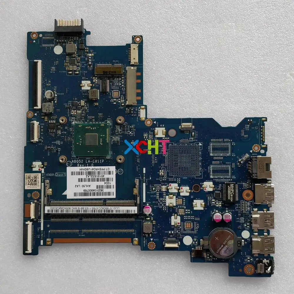 815248-601 815248-001 815248-501 ABQ52 LA-C811P N3050 for HP NoteBook 15 15-AC 15-AU Series 15T-AC000 Laptop Motherboard Tested
815248-601 815248-001 815248-501 ABQ52 LA-C811P N3050 for HP NoteBook 15 15-AC 15-AU Series 15T-AC000 Laptop Motherboard Tested